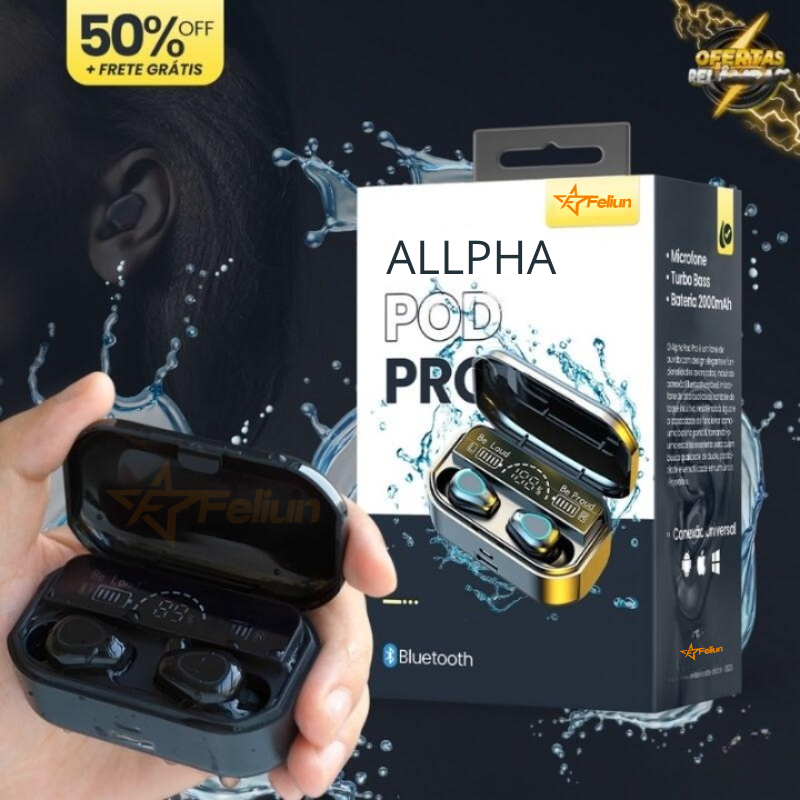 Fone Bluetooth à Prova D’àgua - AllphaPod Pro