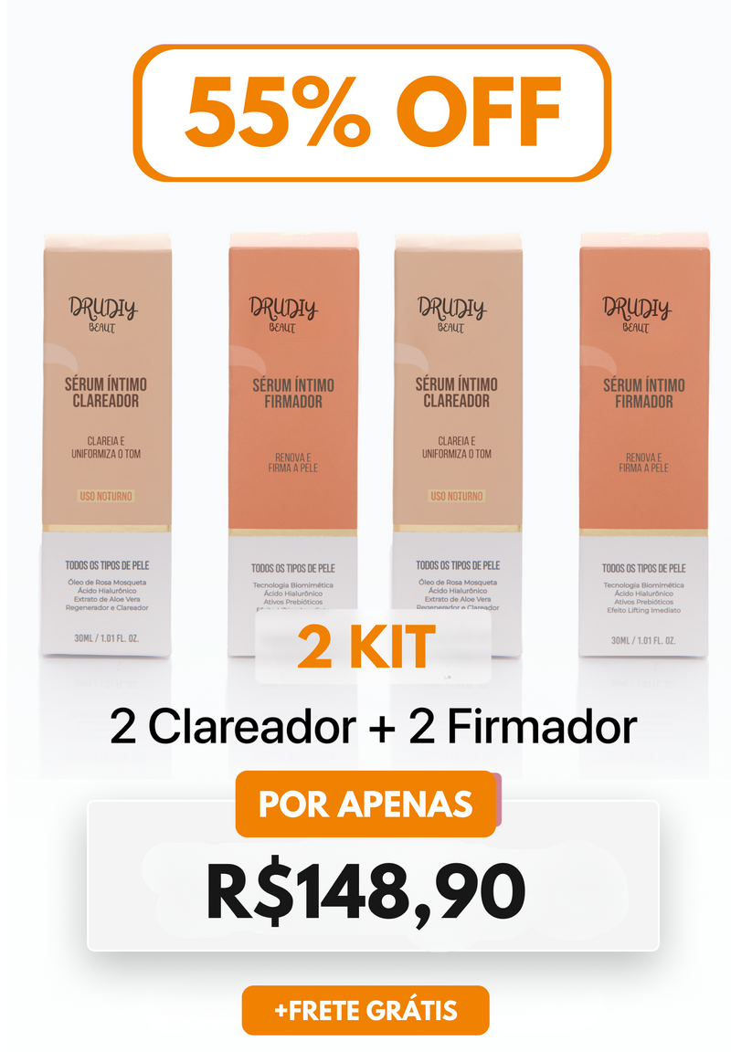 Clareador Sérum Íntimo - Kit Ideal para Você + (Frete Grátis)