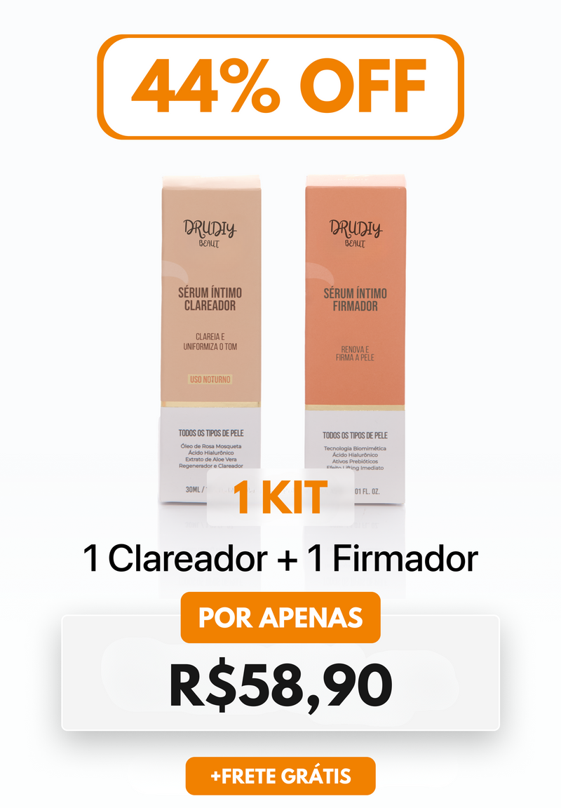 Clareador Sérum Íntimo - Kit Ideal para Você + (Frete Grátis)