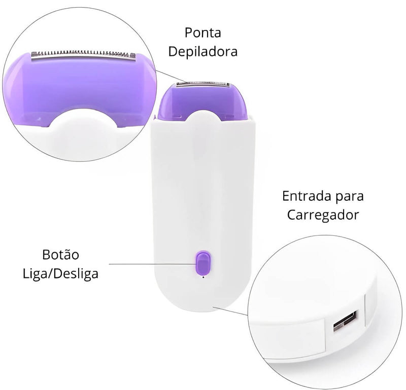 (KIT 3 EM 1) LaserFlex Depilador Indolor 3 em 1 - CLAREADOR e Indolor + [Brinde Exclusivo]