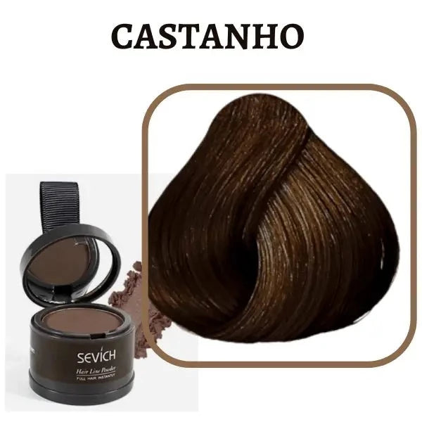 Tinta de cabelo em pó - Sevích -A prova d’água (Compre 1 Leve 2) Últimas Unidades