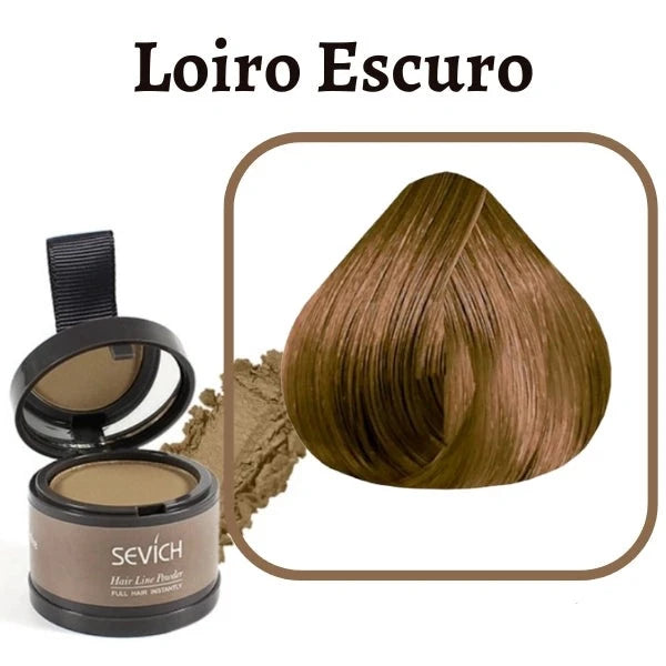 Tinta de cabelo em pó - Sevích -A prova d’água (Compre 1 Leve 2) Últimas Unidades