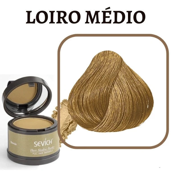 Tinta de cabelo em pó - Sevích -A prova d’água (Compre 1 Leve 2) Últimas Unidades