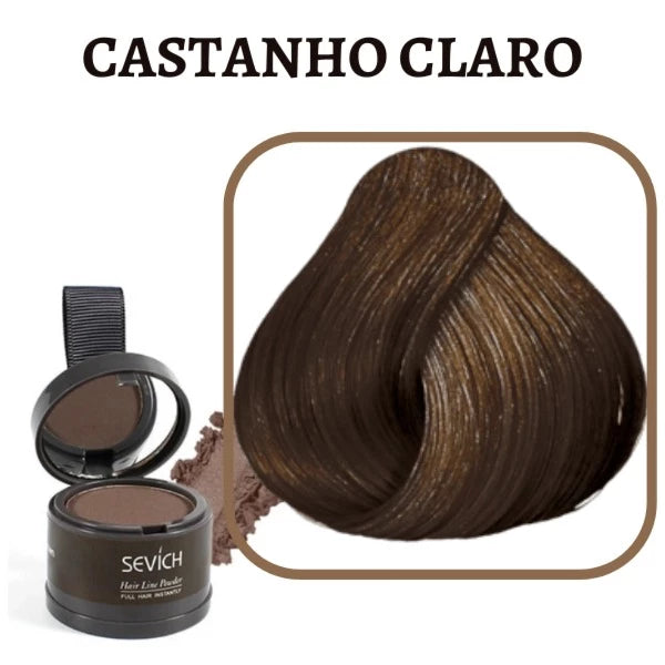 Tinta de cabelo em pó - Sevích -A prova d’água (Compre 1 Leve 2) Últimas Unidades