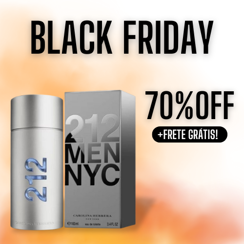 Perfume 212 Men Carolina Herrera Masculino - 100ml (BLACK FRIDAY)